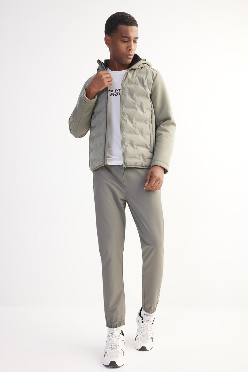 DeFacto Green Man DeFactoFit Slim Fit Double Pocket Woven Sports Joggers Casual - Image 3